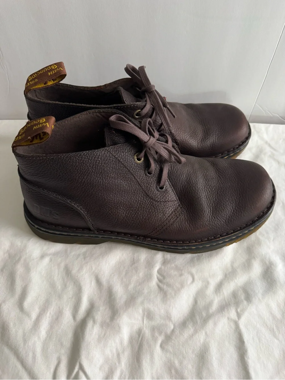 Dr. Martens Dark Brown Leather Chukka Boots
